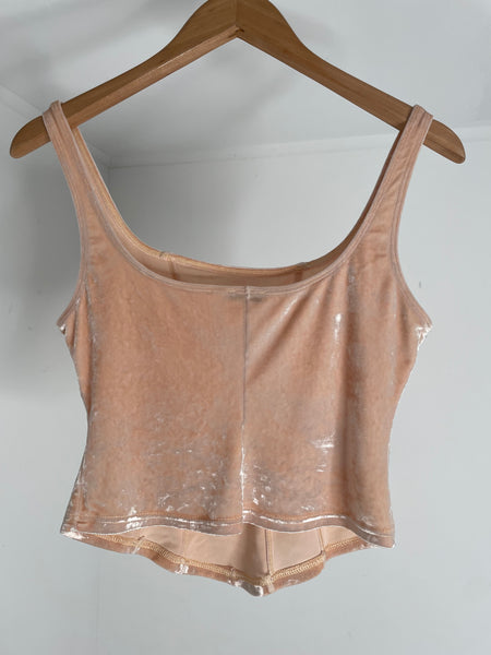 Cosabella Blush Velour Top M