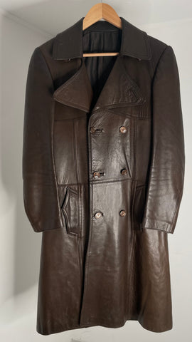 Chocolate Leather Jacket M