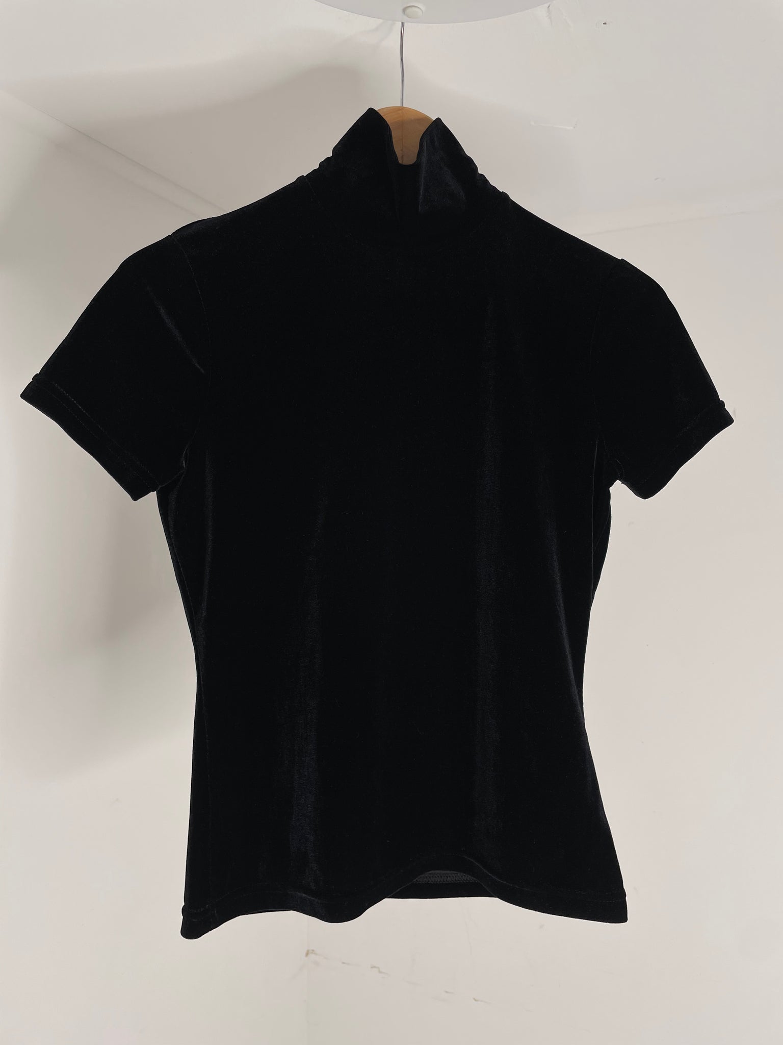 Velvet Turtle Neck Top M