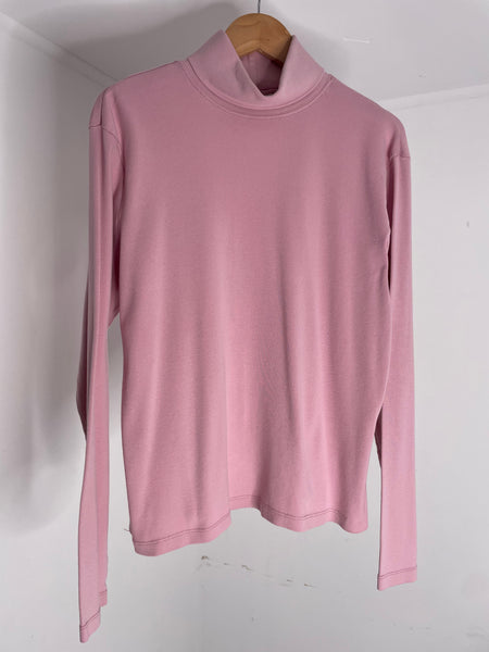 Blush Turtle Neck Top L