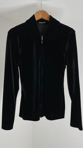 Velvet Zip Top M