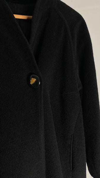 Button Mohair Jacket M