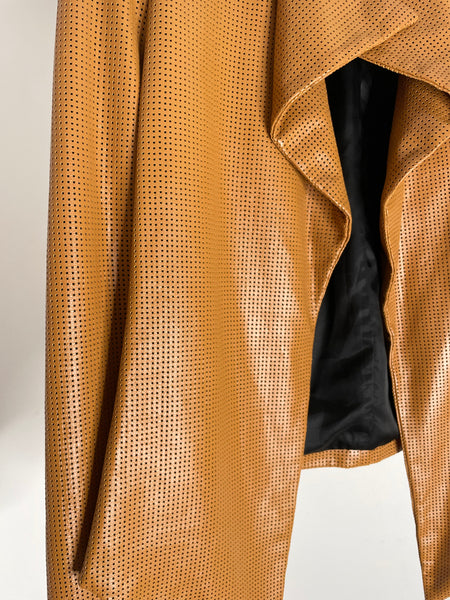 Caramel Leather Jacket M