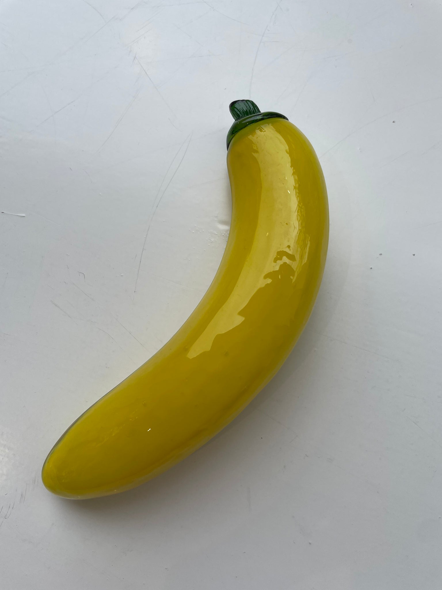 Murano Banana Glass Fruit
