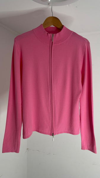 Pink Zip Top M