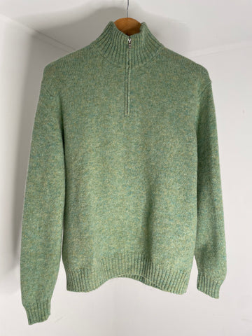 Moss Wool Sweater L