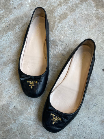 Vintage Prada Ballet Flats 38