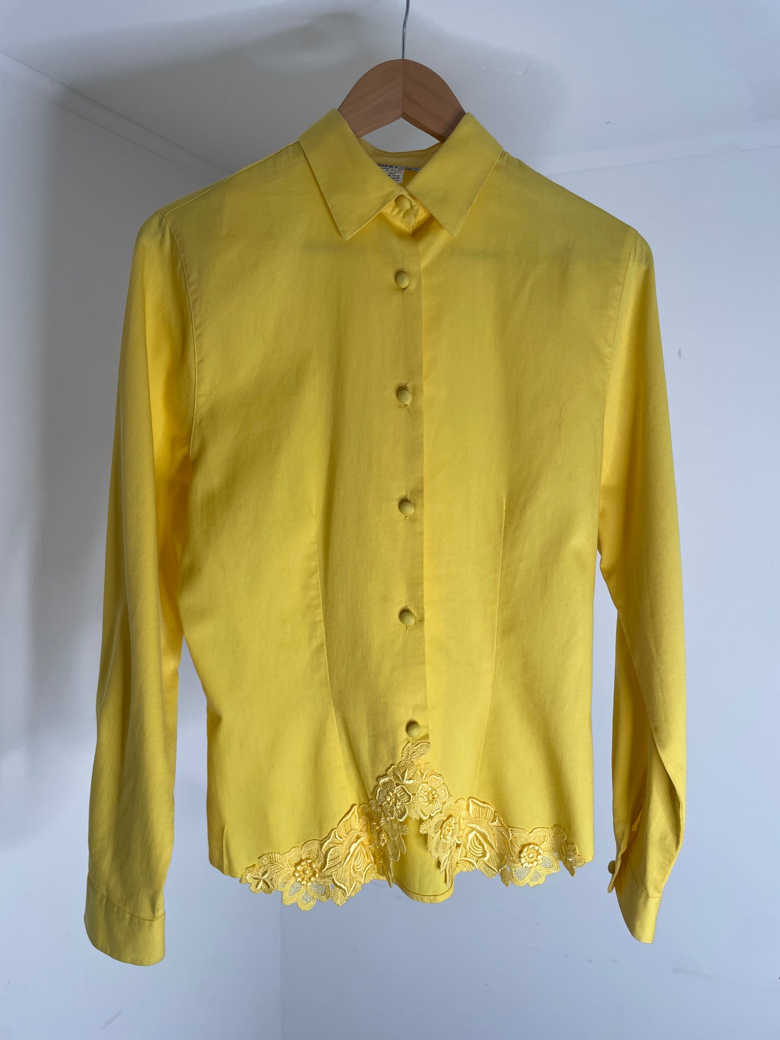 Yellow Flowers Top M