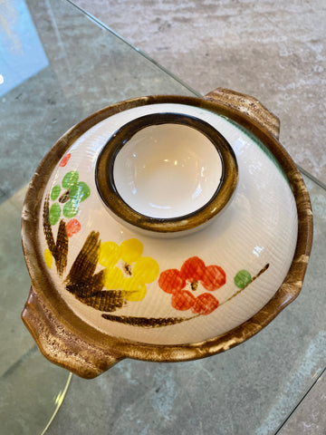 Ceramic Flowers Bowl