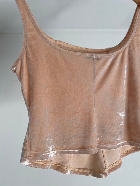 Cosabella Blush Velour Top M