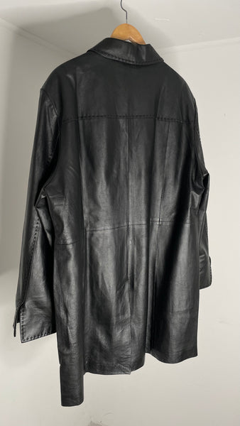 Stitched Leather Jacket IT51