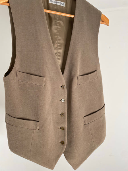 Armani Wool Vest 42