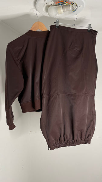 Brown Cargo Suit 38