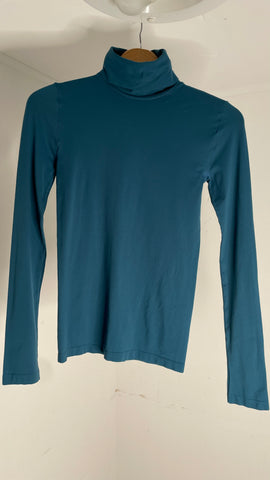 Teal Turtle Neck M