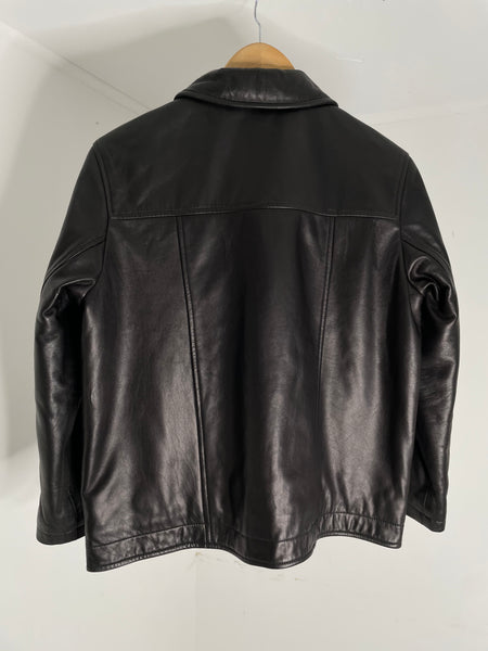 Leather Box Jacket S