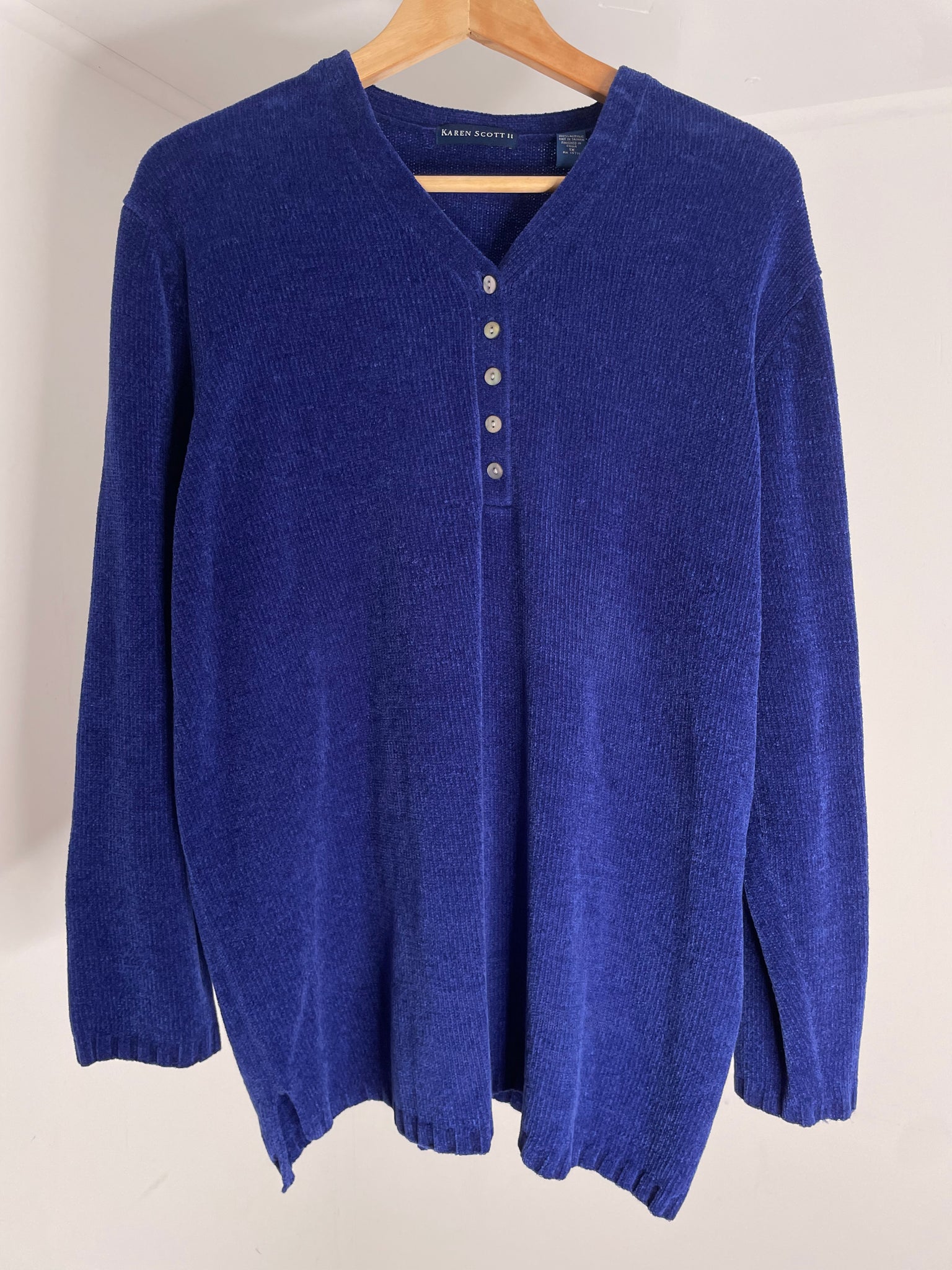 Cobalt Soft Sweater XL