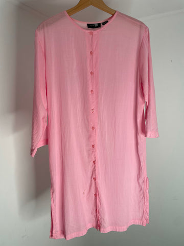 Pink Sheer Tunic L