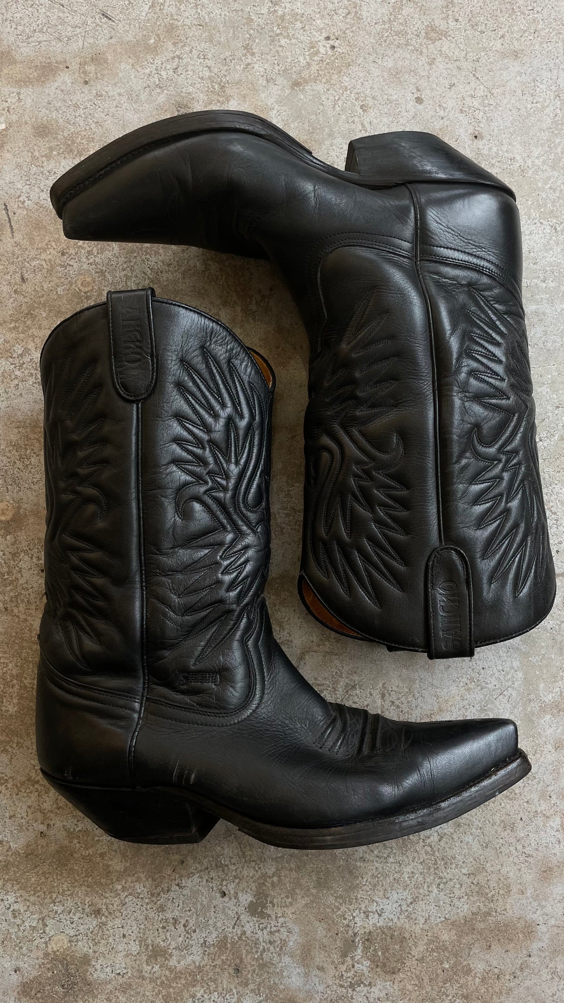 Black Western Boots 42