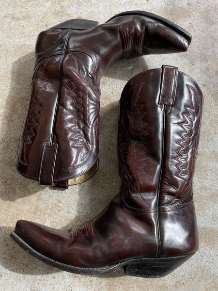 Dark Brown Western Boot 42