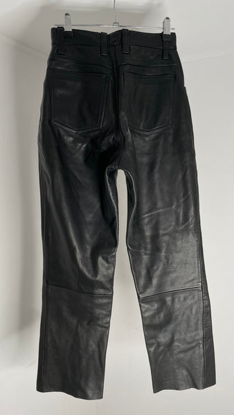 Thick Leather Pants 36