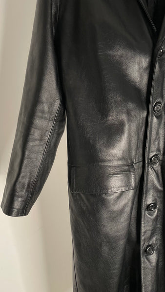 Leather Duster Jacket IT48