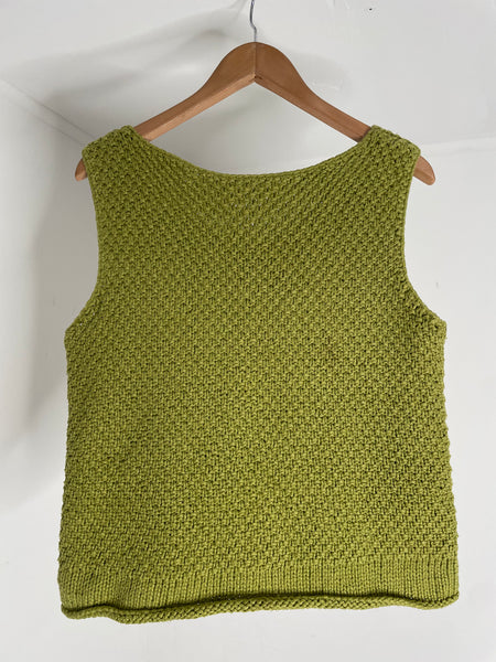 Green Knit Tank M/L