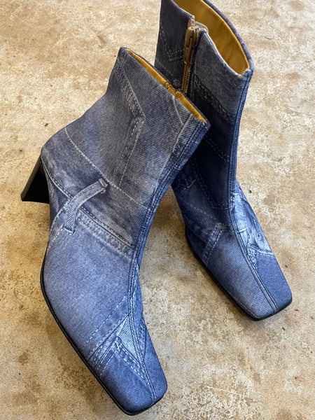 Denim Boots 38