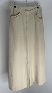 Beige Pocket Skirt FR42