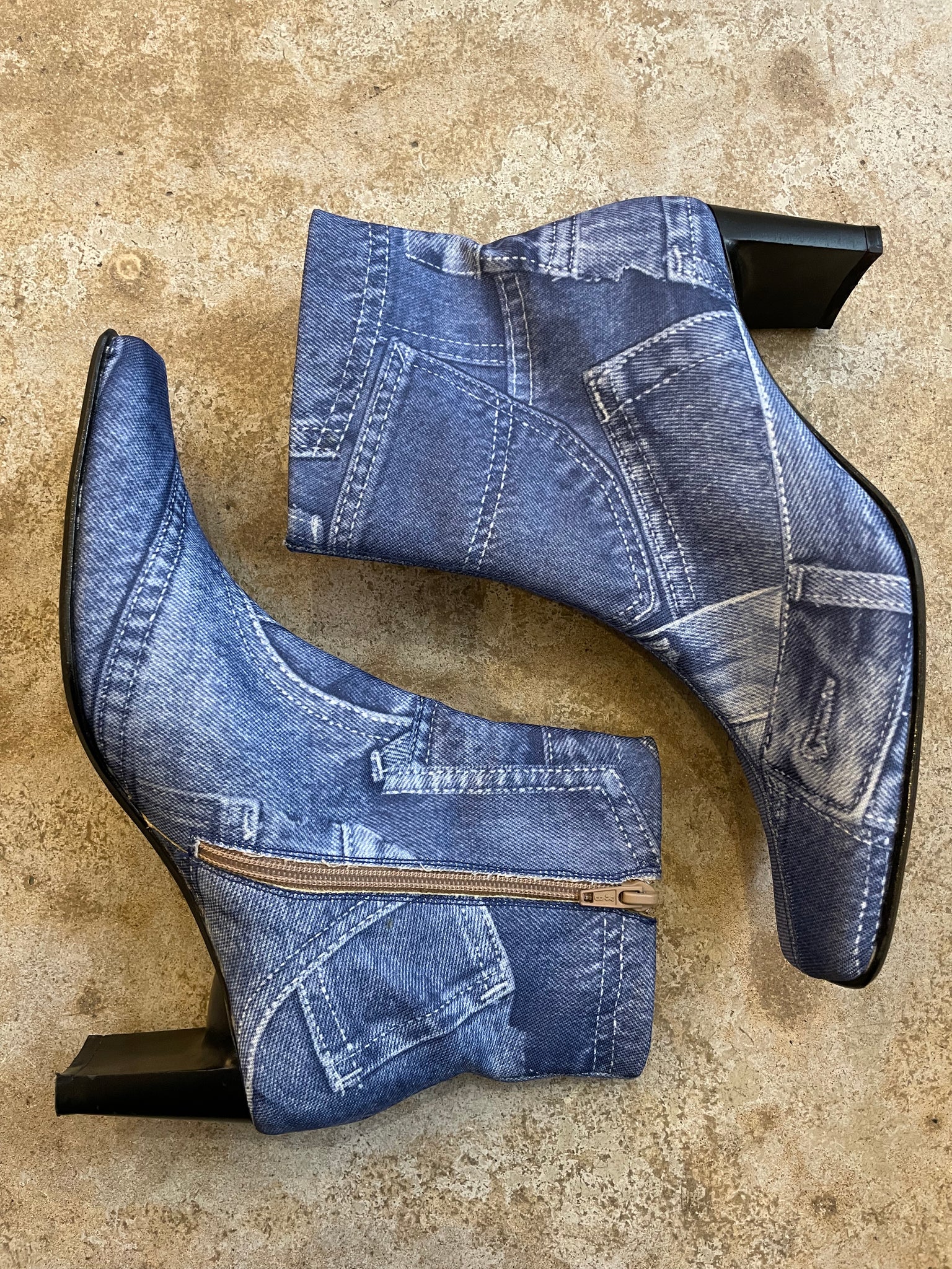 Denim Boots 38