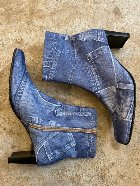 Denim Boots 38