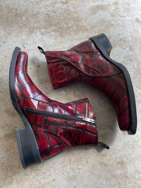 Red Rep Boots 40