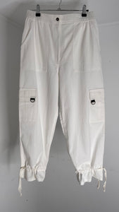 Linen Cargo Pants S