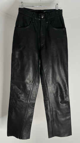 Thick Leather Pants 36