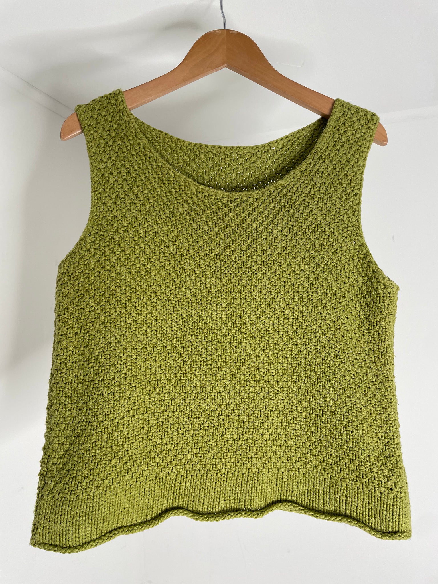 Green Knit Tank M/L