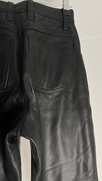 Thick Leather Pants 36