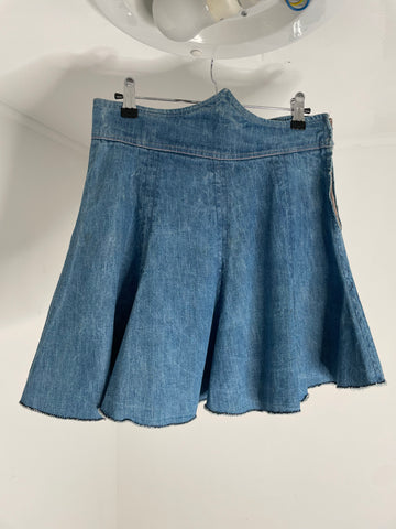 Warrior Denim Skirt M