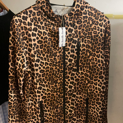 Leopard Fit Hoodie L