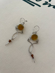 Marigold Stone Earrings