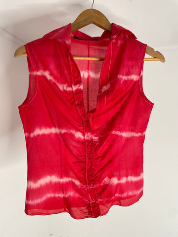 Yigal Azrouël Tie Dye Scrunch Tank S