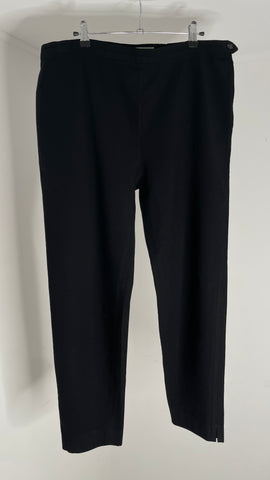 Black Wool Trousers IT46