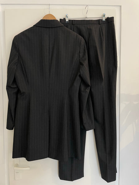 Wool Pinstripe Suit 38