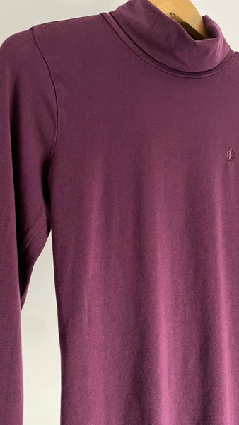 Berry Cotton Turtle Neck M