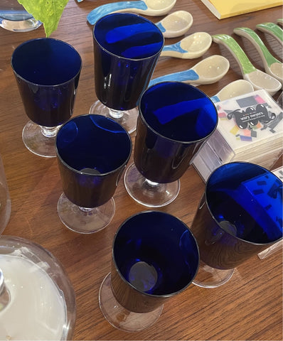 Blauw Glass Cups 6