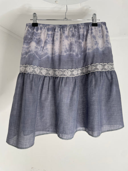 Lace Galaxy Skirt L