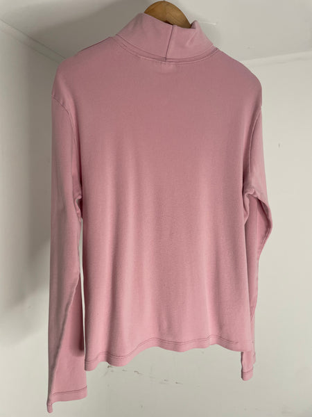 Blush Turtle Neck Top L