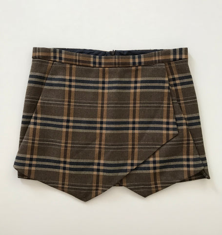 Plaid Skirt S