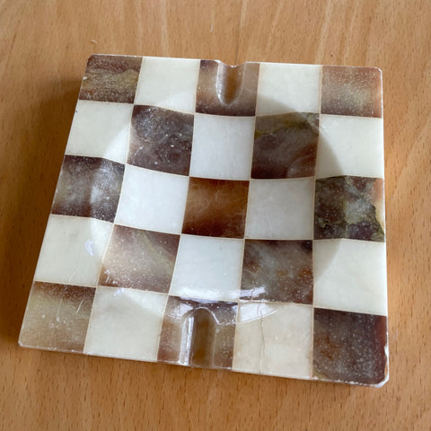 Checkered Marble Tray